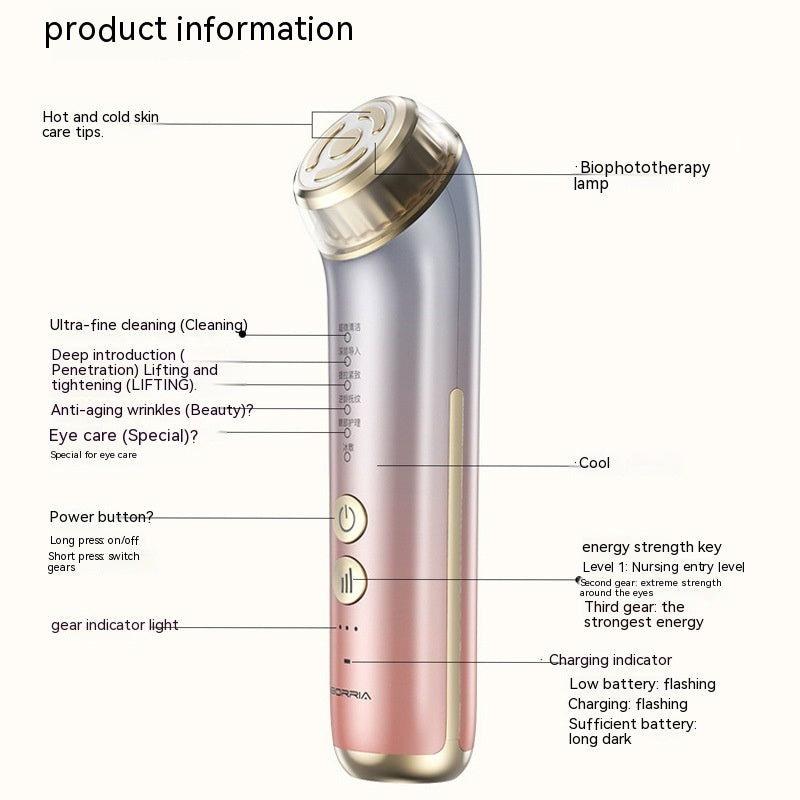 Import Radio Frequency Beauty Device To Lift, Tighten, And Lighten Acne Massage