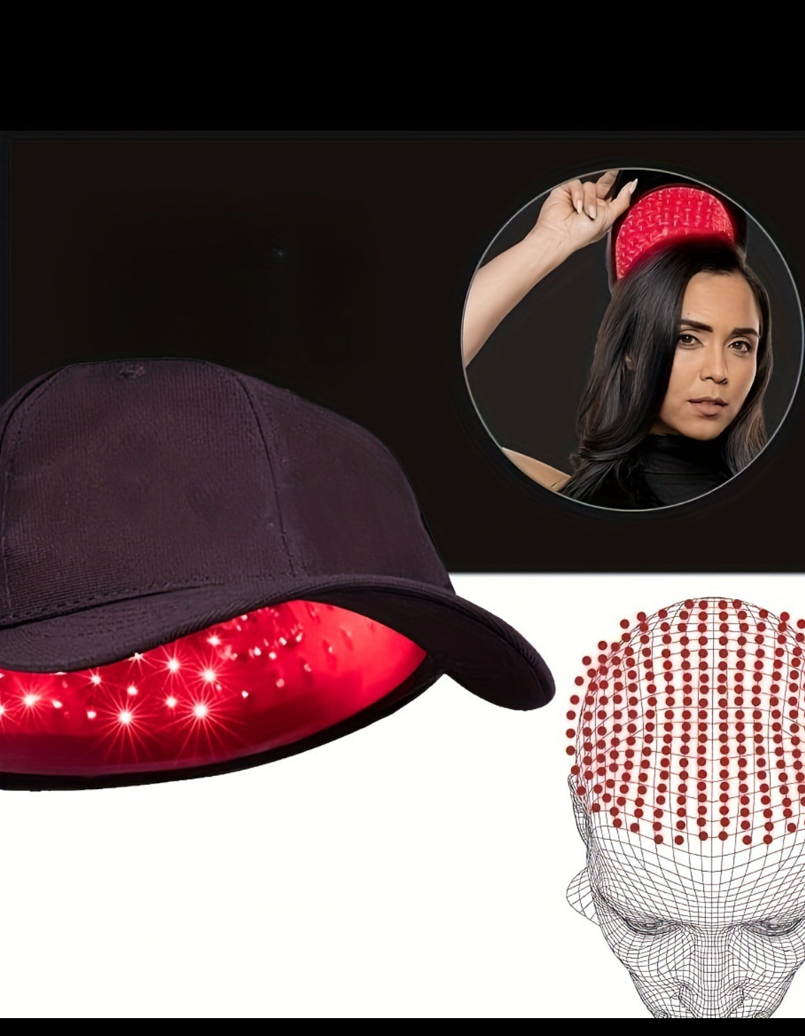 Infrared Light Hair Growth Peaked Cap Hair Care Hair Care Cap