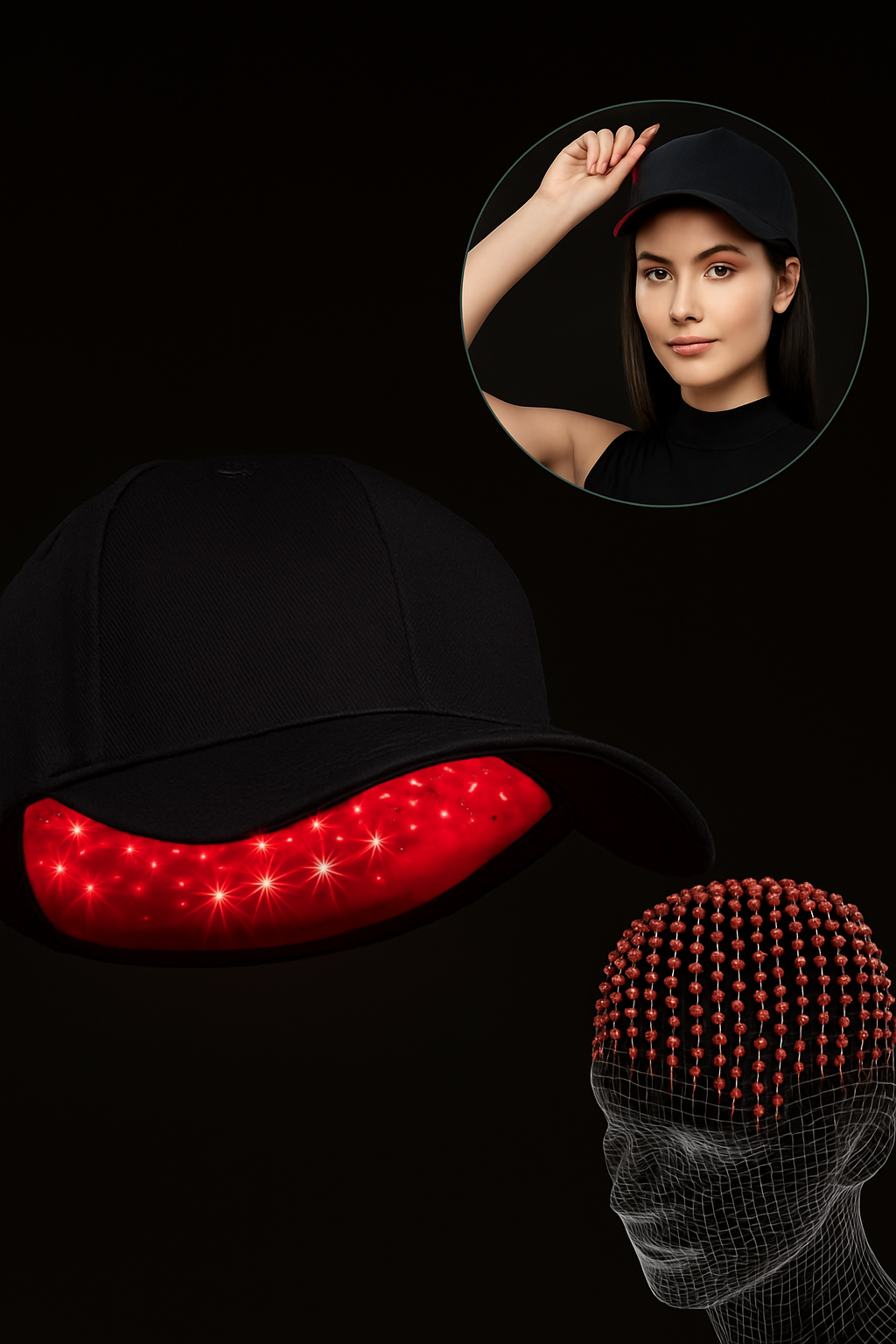 Infrared Light Hair Growth Peaked Cap Hair Care Hair Care Cap