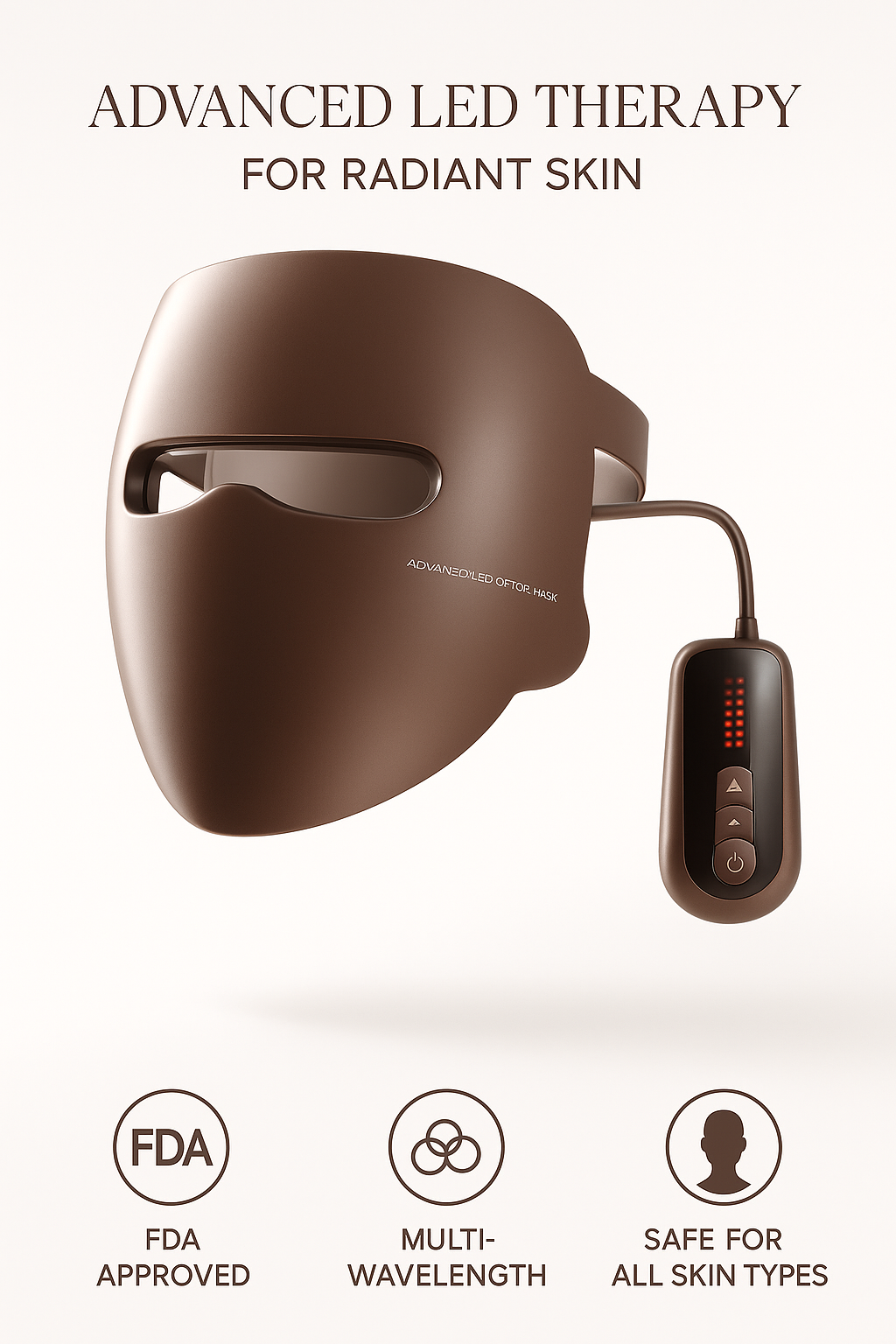 Rechargeable LED Skin Rejuvenation Beauty Mask