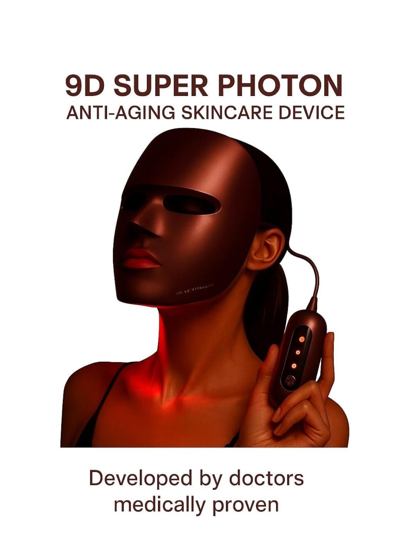 Rechargeable LED Skin Rejuvenation Beauty Mask