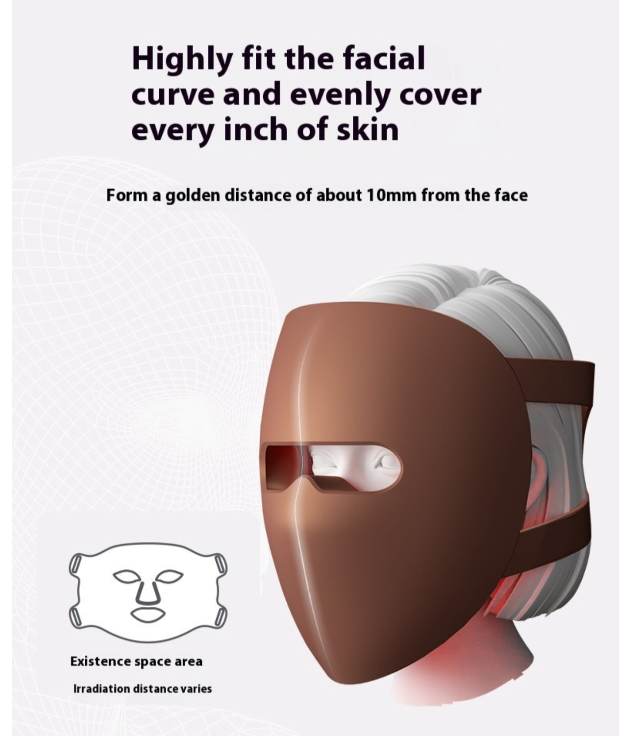 Rechargeable LED Skin Rejuvenation Beauty Mask